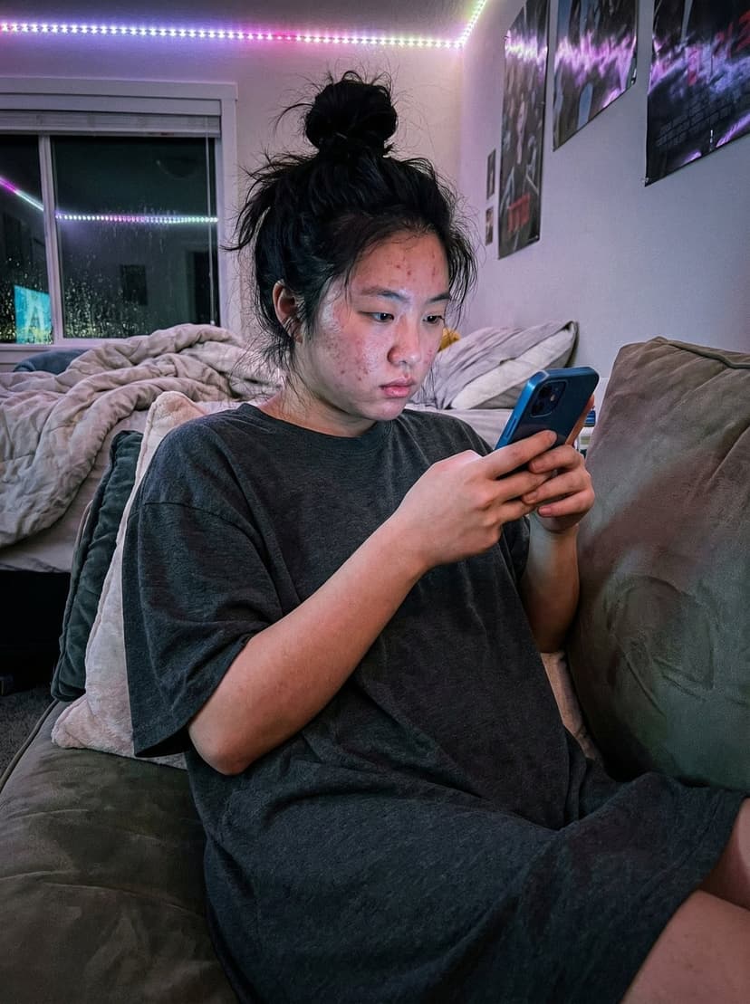 Late Night Scroll - Original